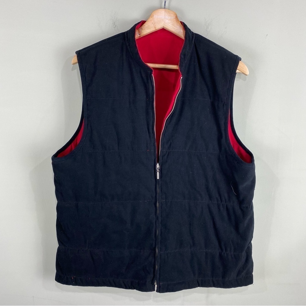 Talbots: Reversible Thin Quilted Winter Puffer Ve… - image 5